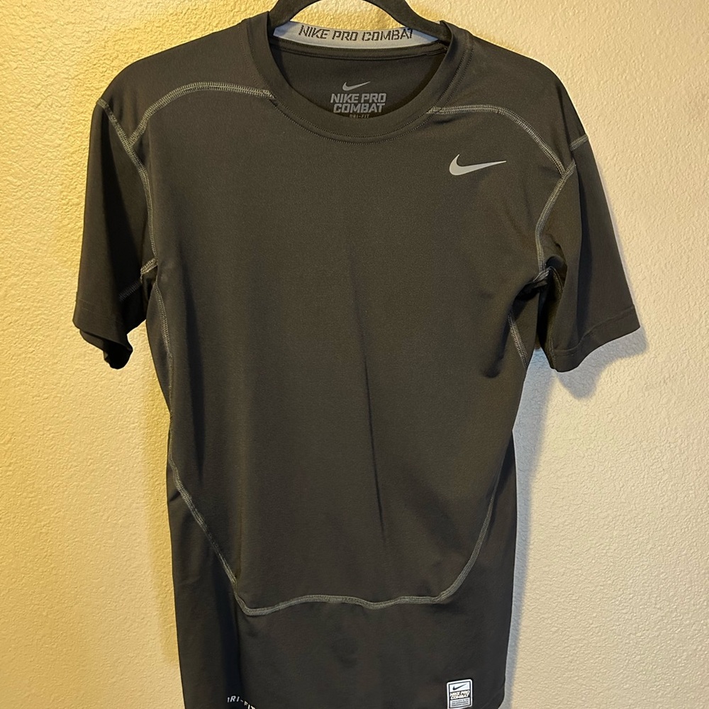 Nike Pro Combat Men's Black Tee